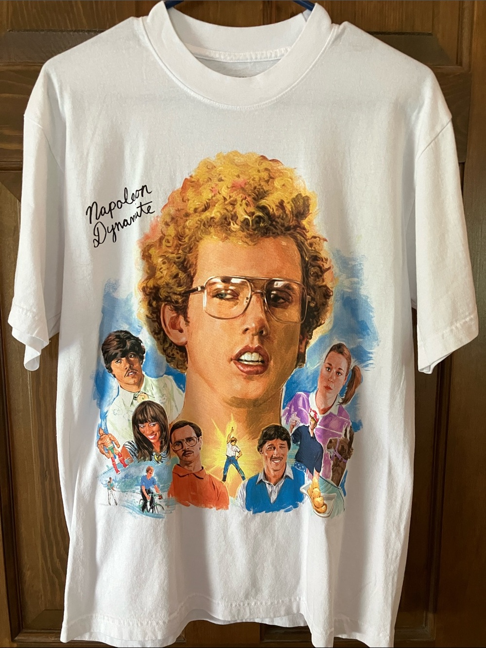 White Napoleon Dynamite Graphic Tee - Men size small